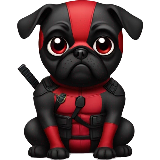 deadpool pug emoji