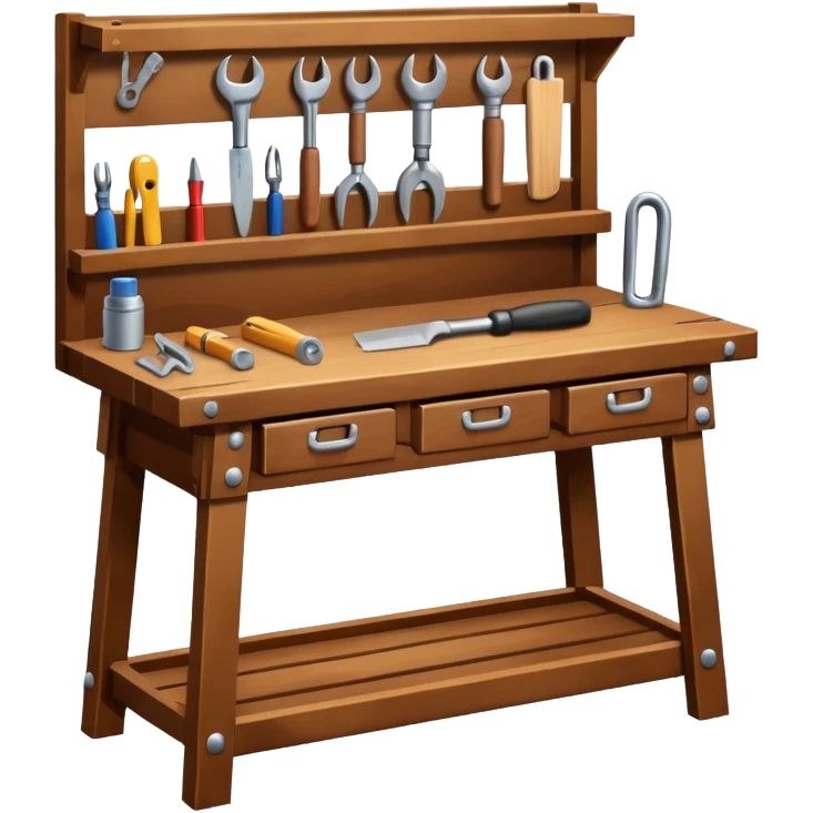 Wooden Tool Bench emoji