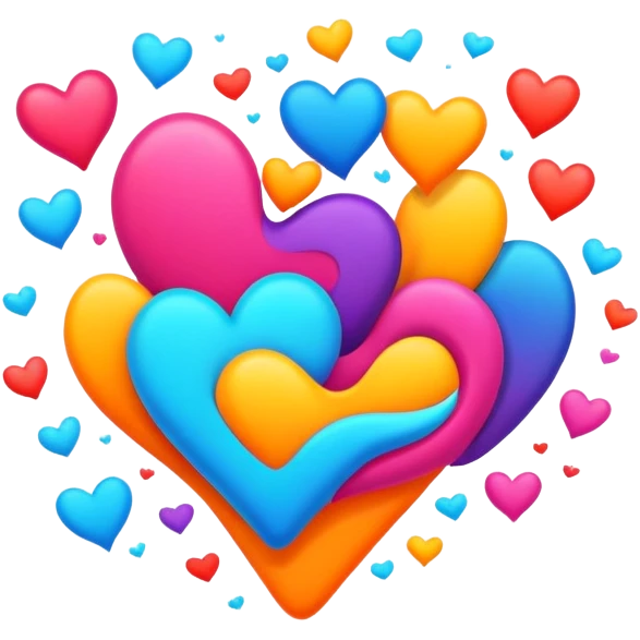 Interconnectedness and overflowing with love emoji