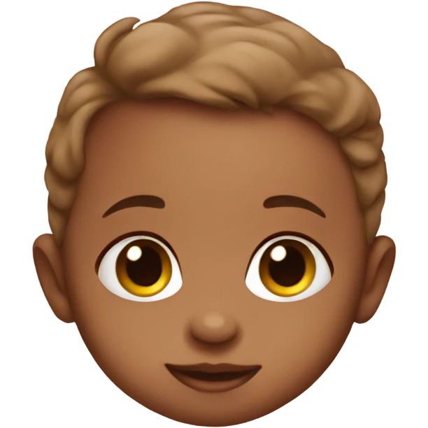 Baby with love emoji