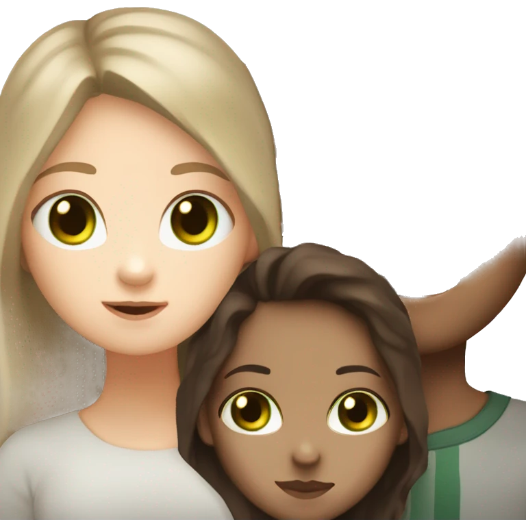 Me and my partner  we are white with brown hair and the gir have green eyes and boy have white skin and brown dark hair  emoji