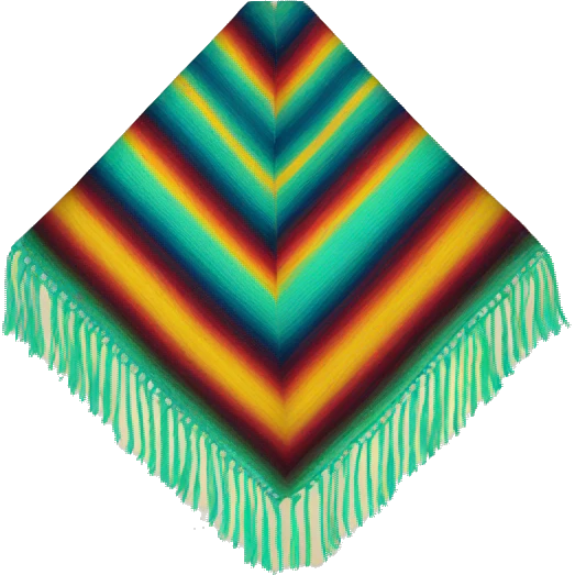 Sarape scarf emoji