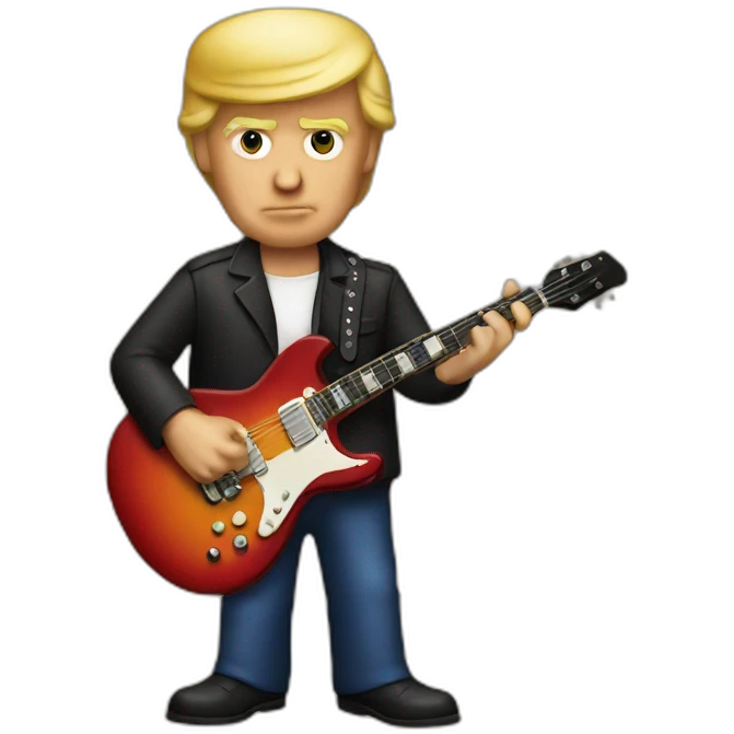 Trump guitarist emoji