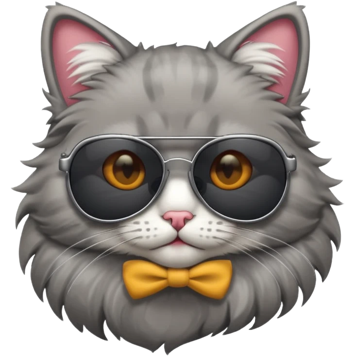 a cat wearing sunglasses emoji