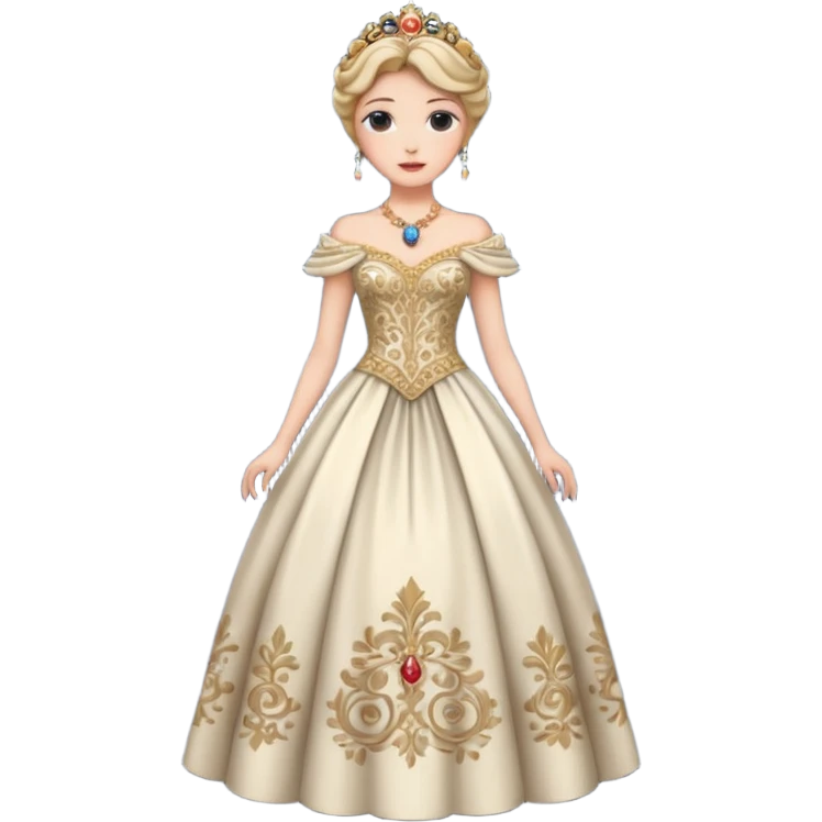 The character in Fairy Tale Beauty and the Beast, Mrs. Wardrobe emoji