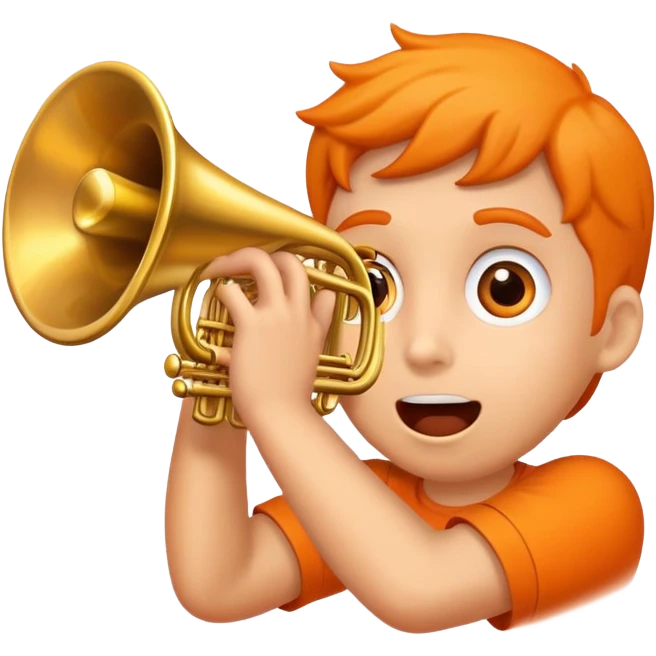 Finale trump arancione sorpreso emoji