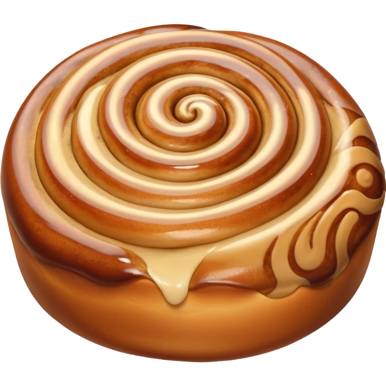 ultra realistic cinnamon bun emoji