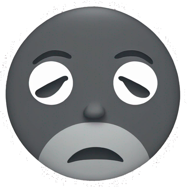 sad face with the angle emoji