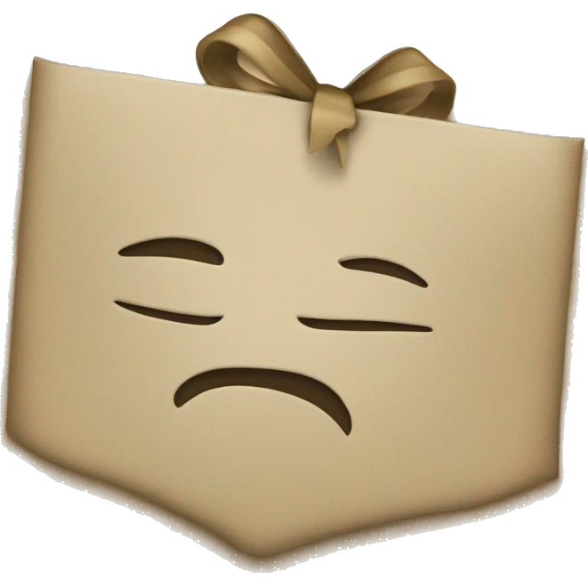 list with a bow on top emoji