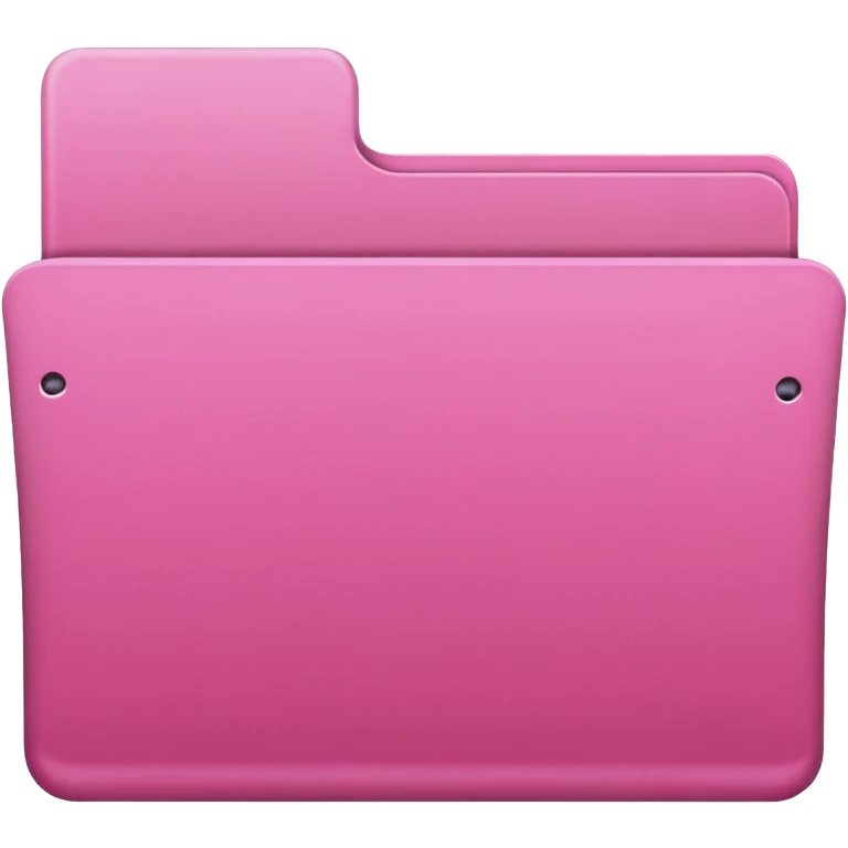 Carpeta rosa claro emoji