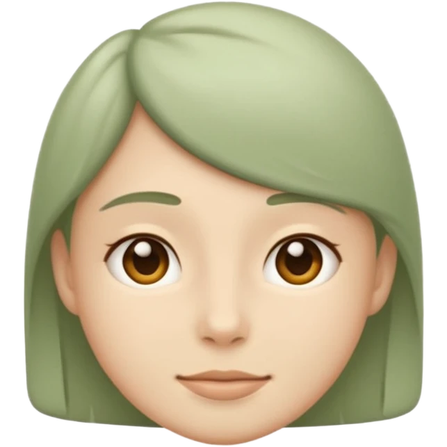 Minimal wellness emoji representing tighter skin and firmness,
subtle lifting effect, smooth contours, calm and natural,
no beauty or cosmetic symbols, soft sage green color palette emoji