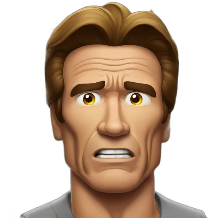 arnold schwarzenegger scared of bees emoji