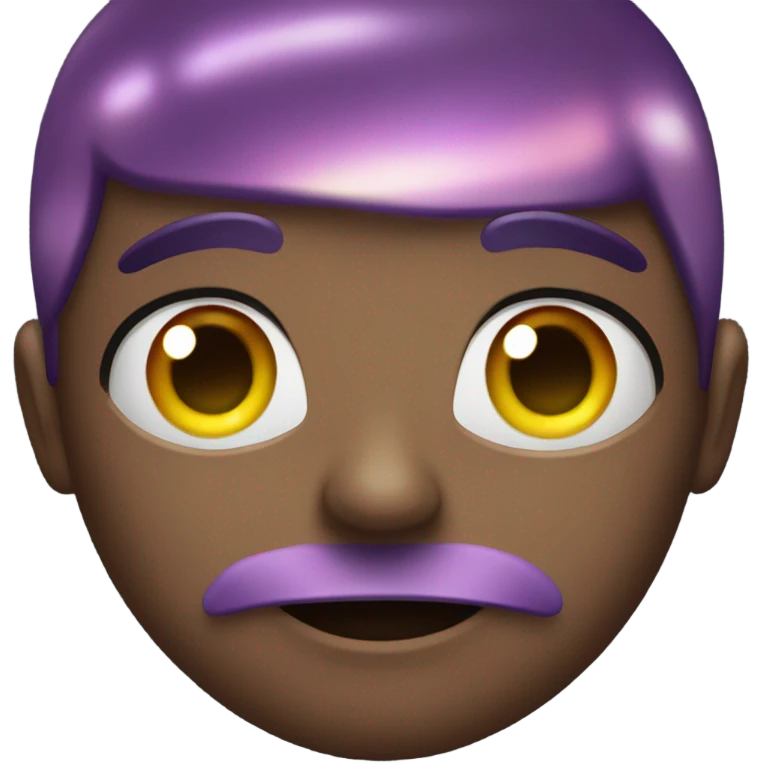 Dark iridescent emoji emoji