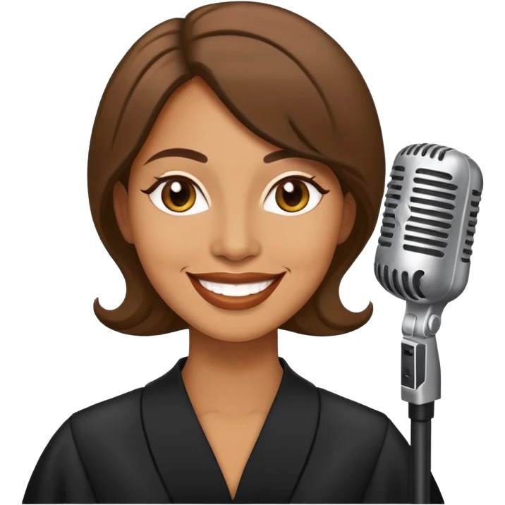 Femme avocate et chanteuse  emoji