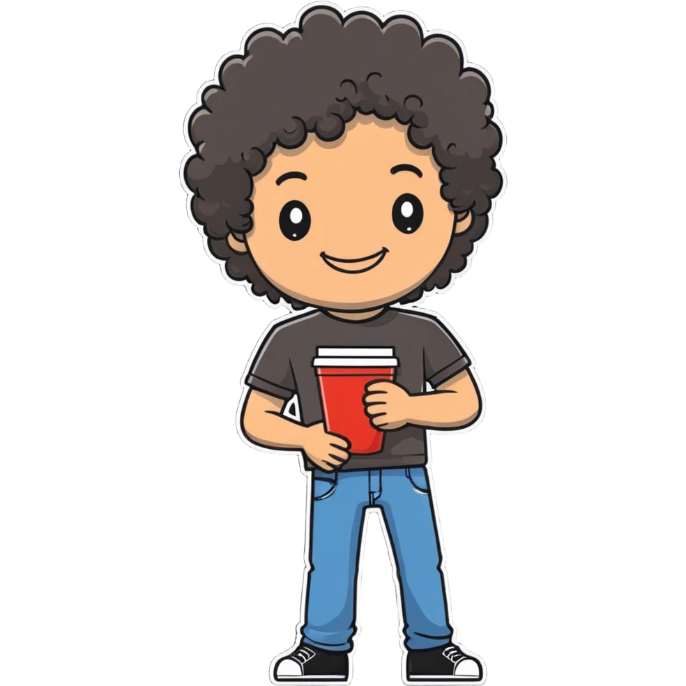 College guy frat 20 yr old curly hair emoji