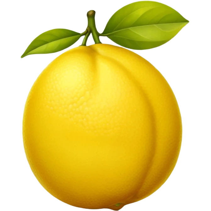 a lemon emoji