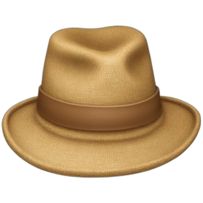 Pot down hat emoji
