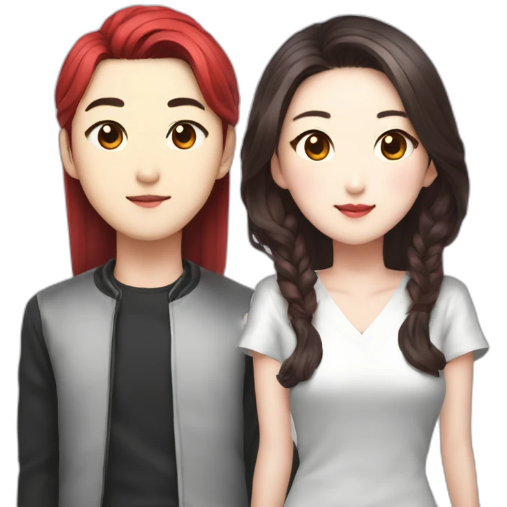 Joo jaekyung and kim dan jinx emoji