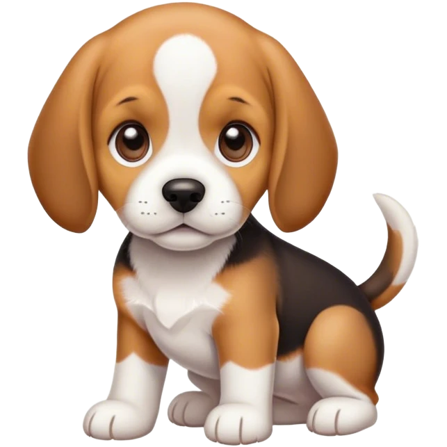 Beagle puppy emoji