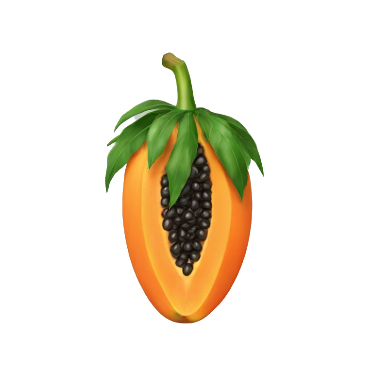 papaya emoji