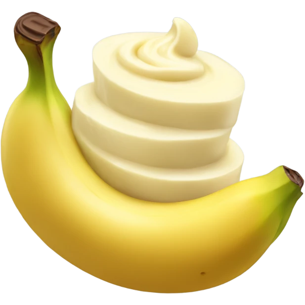Banana cream emoji