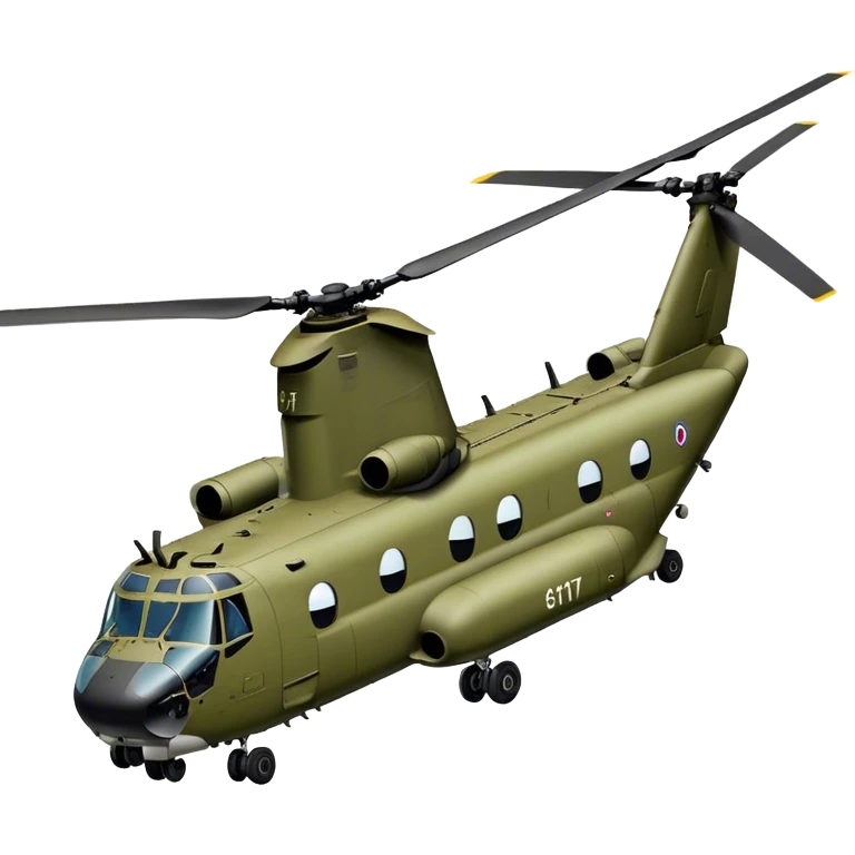 CH-47 Chinook Helicopter - boeing emoji