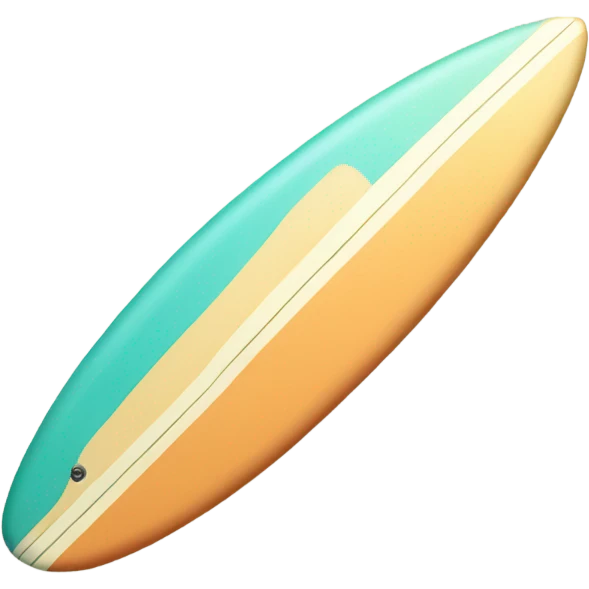 Beachy coastal surfboard  emoji