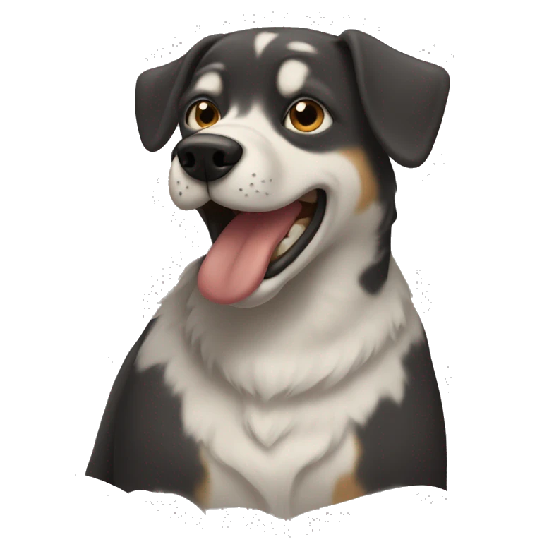 Perro fumando  emoji