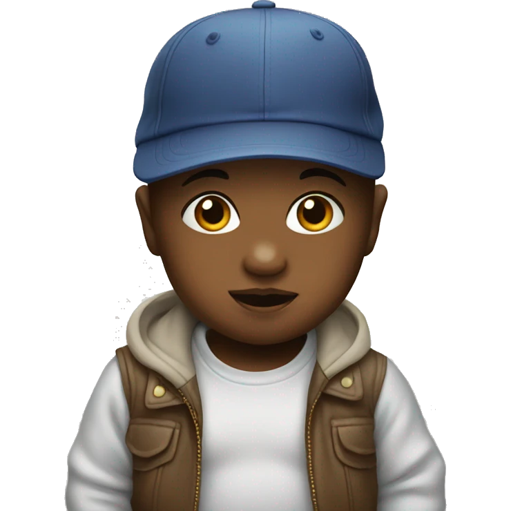 Baby with cap emoji