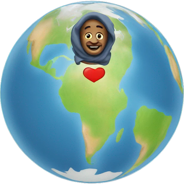 Flat earth emoji