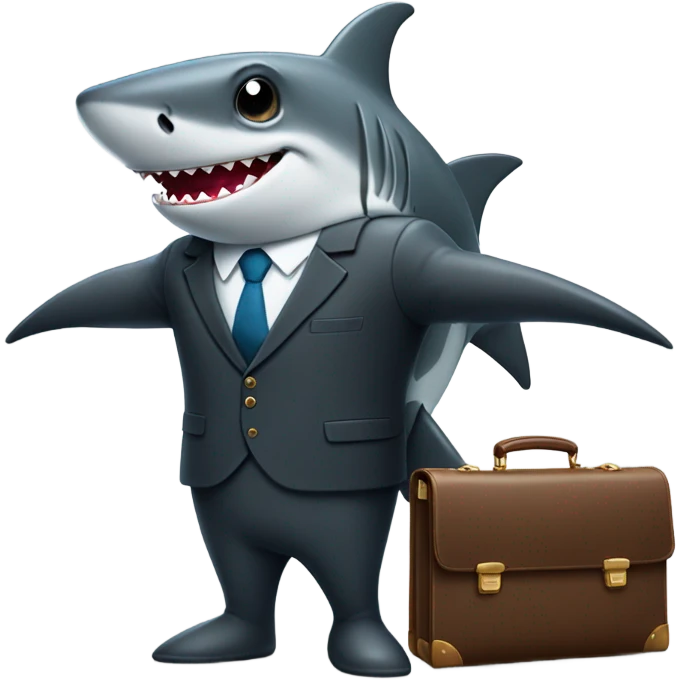 lawyer shark emoji