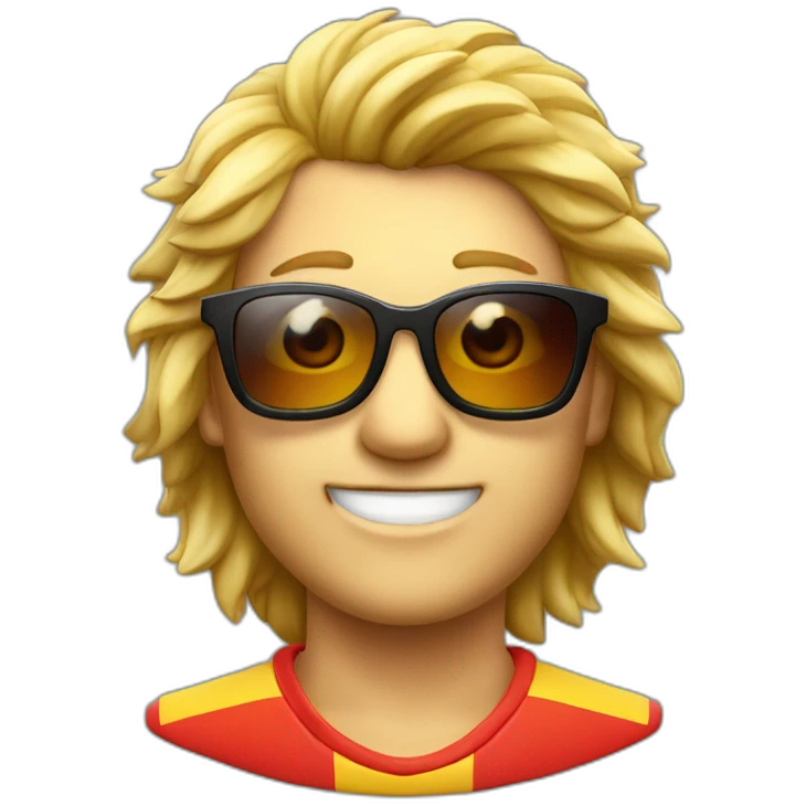 Feuerwehrauto mit sonnenbrille emoji