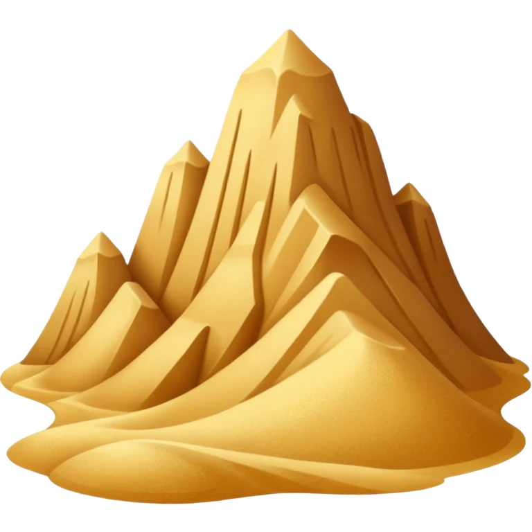 sand mountains emoji