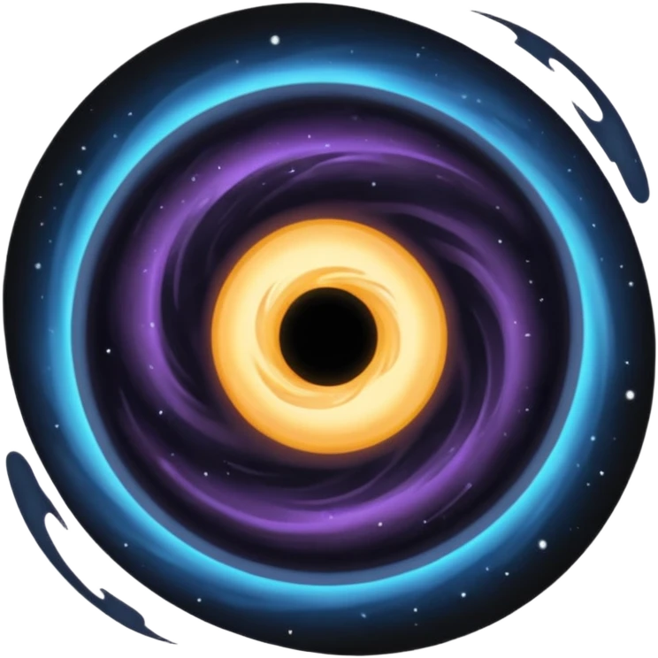 black hole like in a sci fi movie  emoji