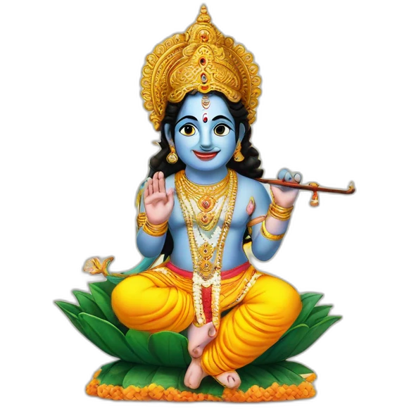 Krishna in kaliyug emoji