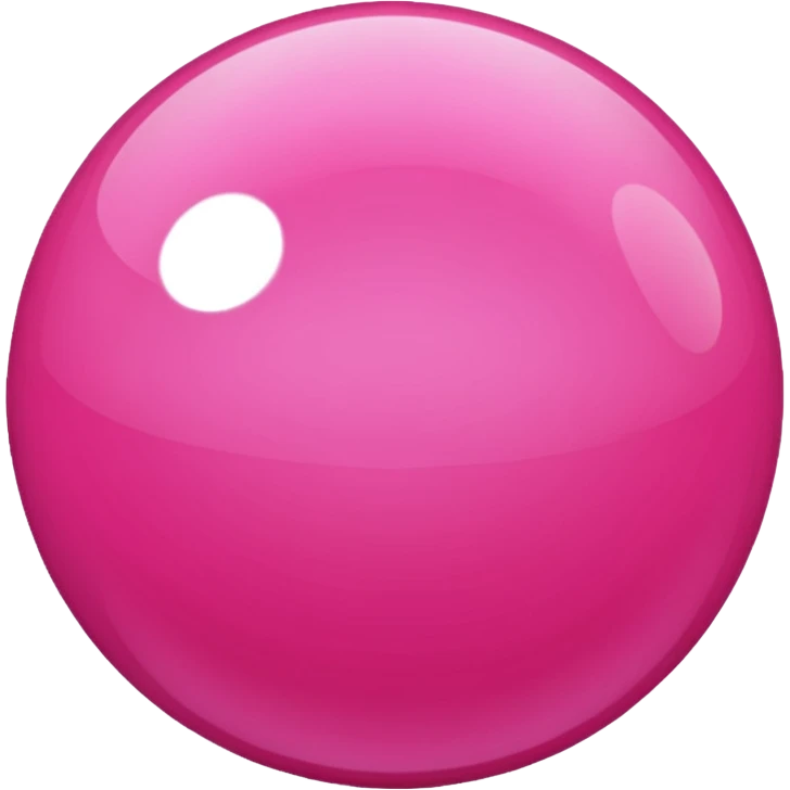 hot-pink sphere. emoji