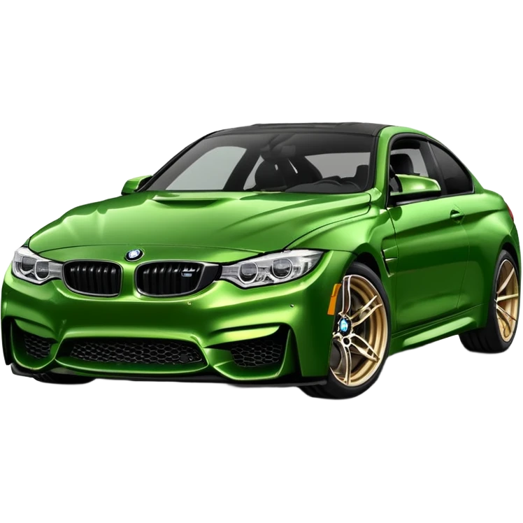 Green bmw m4 emoji