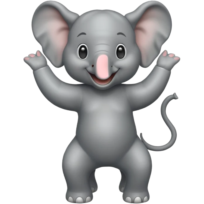 Design a dancing elephant emoji emoji