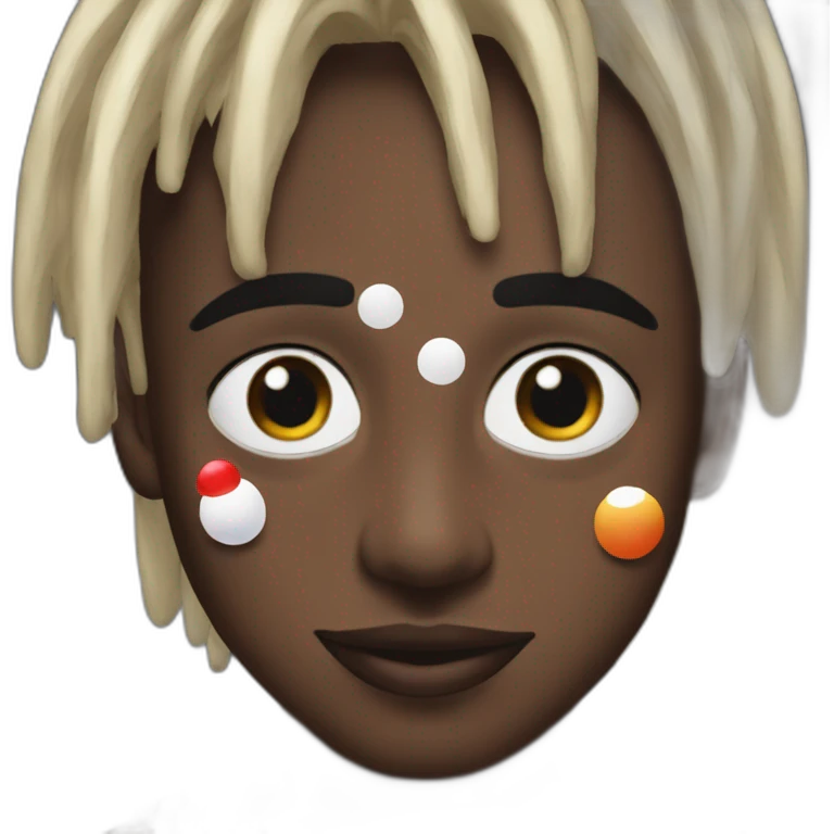 Playboi carti with clown makeup emoji