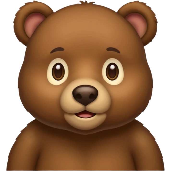 emoji brown bear emoji