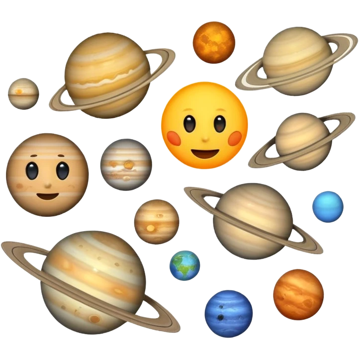 Solar system emoji