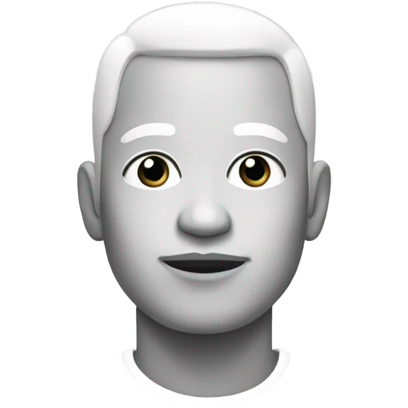 Pelo negro,piel blanca emoji