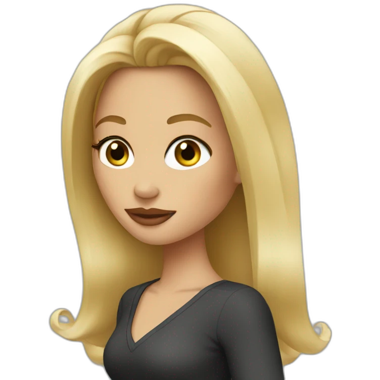 Jolie blonde emoji
