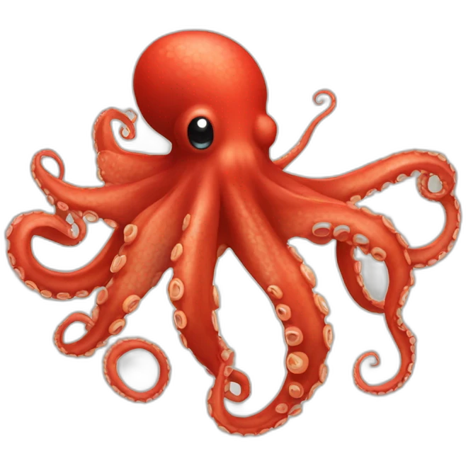 red octopus emoji