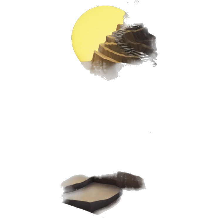 Nightmare Before Christmas Spiral Hill (a small rising outcrop of land which curls inwards into a spiral at the pinnacle) emoji