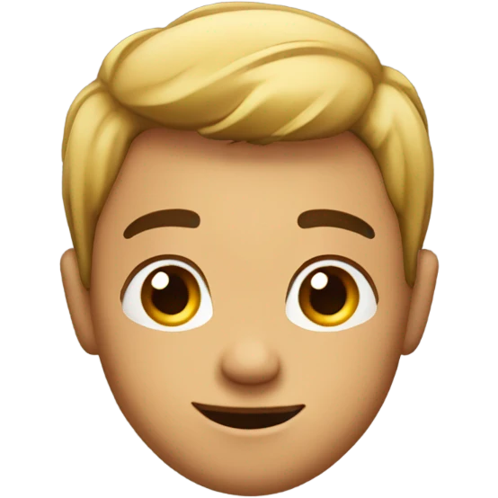 Raise and eyebrow with smile emoji