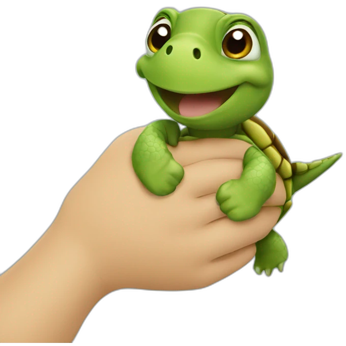 Thumbs up turtle emoji