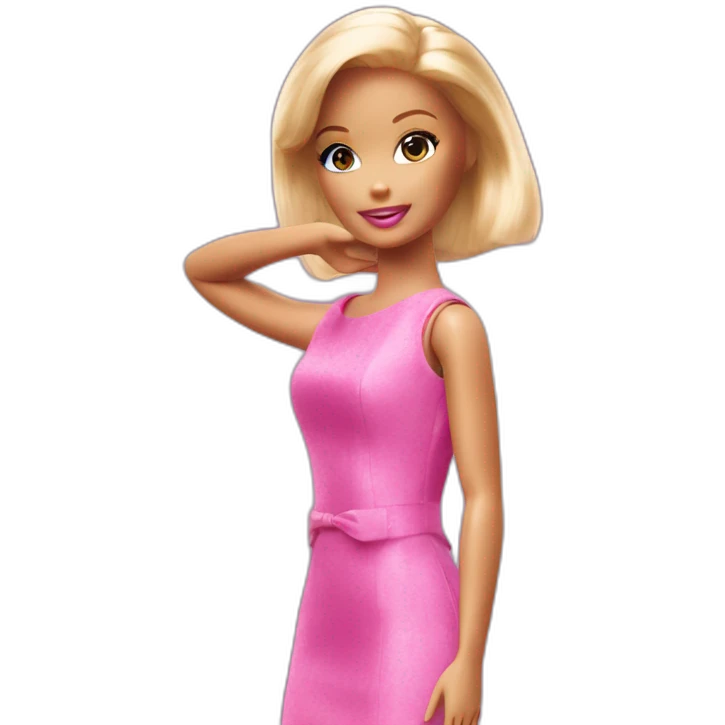 barbie doll Tipping Hand emoji
