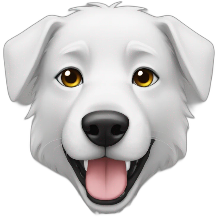 dog flower wolf emoji