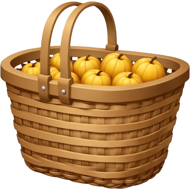 empty wicker basket emoji